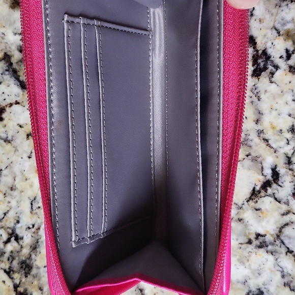 COACH Pink Wallet Wristlet - Picture 4 of 8